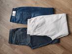 Jeans broeken Ascari en Rosner (crème, linnen). Maat 44., Overige kleuren, Ophalen of Verzenden, Zo goed als nieuw, Rosner