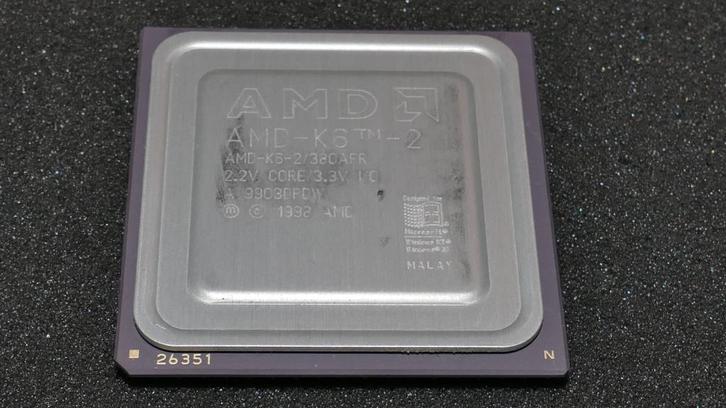 AMD | K6-2/380AFR | Socket 7 | CPU | Processor |, Computers en Software, Vintage Computers, Ophalen of Verzenden