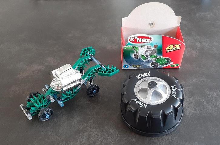 K'nex Racer nr 3. Nette staat Compleet Bouwpakket in wiel, Kinderen en Baby's, Speelgoed | Bouwstenen, Zo goed als nieuw, K'nex