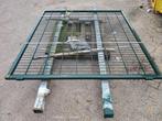 Dubbelstaafmat poort / Tuinpoort, Tuin en Terras, Tuinhekken en Hekwerk, Ophalen, Zo goed als nieuw, IJzer, Dubbelstaafmat hekwerk