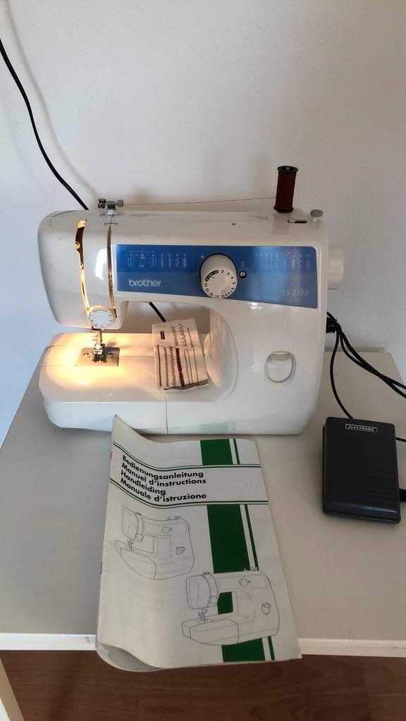 Brother LS-2125 Naaimachine - Gebruikt, Hobby en Vrije tijd, Naaimachines en Toebehoren, Gebruikt, Naaimachine, Brother, Ophalen of Verzenden