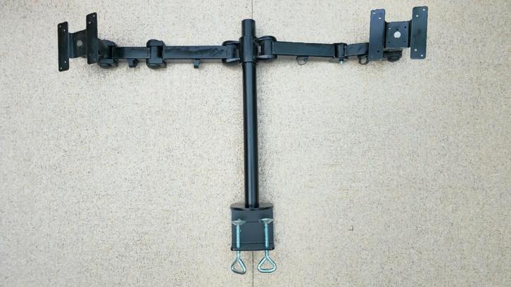 Monitor arm voor 2 monitoren., Computers en Software, Monitoren, Zo goed als nieuw, Overige typen, Ophalen of Verzenden