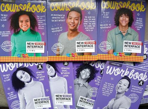 NEW INTERFACE 3e editie VWO 1/2/3 Coursebook / Workbooks SET, Boeken, Schoolboeken, Zo goed als nieuw, Engels, VWO, Verzenden