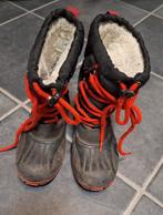 Zwart rode Bress4n stoere winterlaarzen met rubberen neus, Schoenen, Ophalen of Verzenden, Zo goed als nieuw, Bress4n