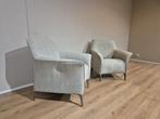 Leolux Mayuro Fauteuils - ZGAN - 1 jaar gebruikt - Design, Metaal, 75 tot 100 cm, Ophalen of Verzenden, Zo goed als nieuw