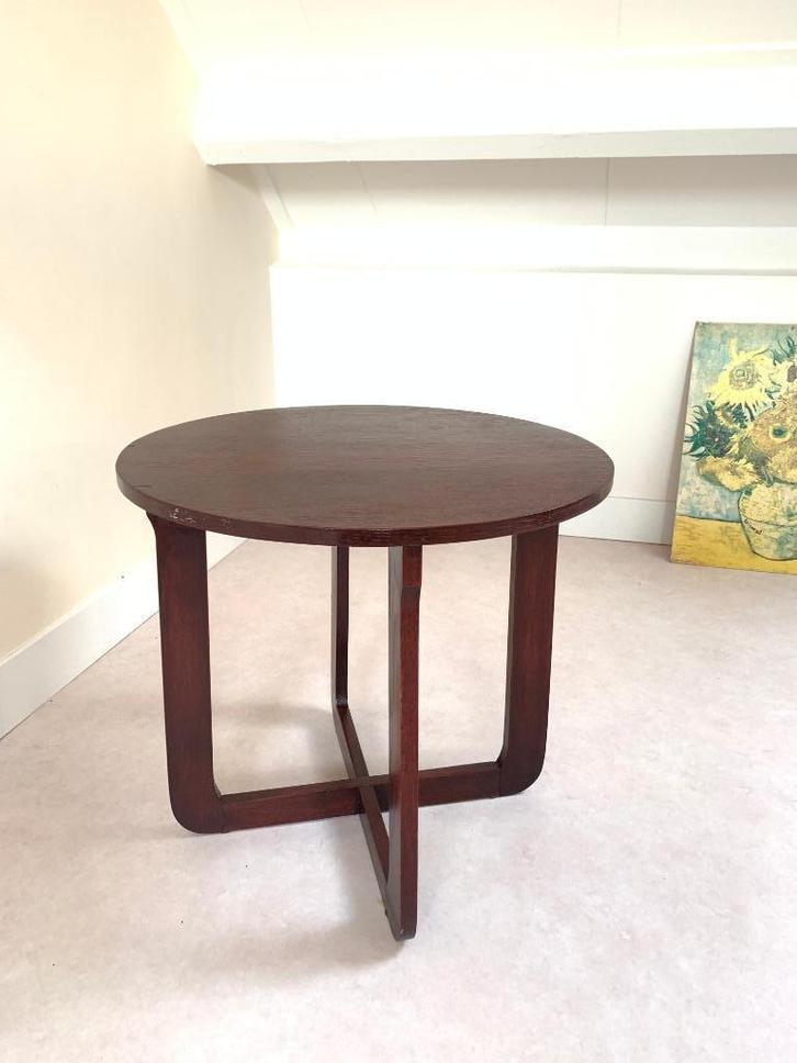 Retro vintage salontafel bijzettafel, Huis en Inrichting, Tafels | Salontafels, Gebruikt, 50 tot 75 cm, 50 tot 100 cm, 50 tot 100 cm