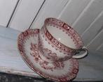 Vintage rood/wit Bavaria kop & schoteltje., Antiek en Kunst, Ophalen of Verzenden