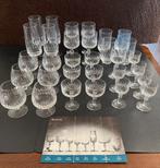 Complete set Kristallen glazen (31 stuks) zie afbeelding, Ophalen