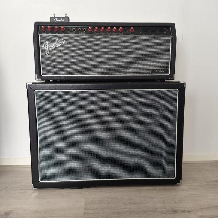 Fender The Twin/Dual Showman Redknob te koop of ruil, Muziek en Instrumenten, Versterkers | Bas en Gitaar, Gebruikt, Ophalen