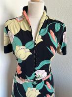 King Louie maat L fleurige emmy jurk 2779, Maat 42/44 (L), Ophalen of Verzenden, Zo goed als nieuw, Knielengte