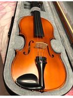 Prachtige 4/4 Viool met Koffer en Strijkstok, Muziek en Instrumenten, Strijkinstrumenten | Violen en Altviolen, Gebruikt, Viool