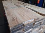 Eiken rustieke planken 35x185x2500mm - per 10 stuks weg=weg, Ophalen of Verzenden, 180 tot 250 cm, Planken, Hardhout