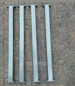Metalen poten,lengte 70 cm,tafelpoot,eindstuk,frame,tafel, Ophalen of Verzenden, Zo goed als nieuw, IJzer