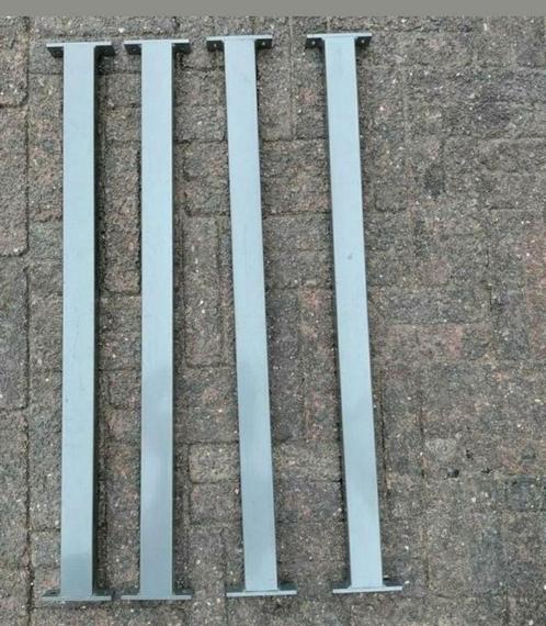 Metalen poten,lengte 70 cm,tafelpoot,eindstuk,frame,tafel, Doe-het-zelf en Verbouw, Metalen, Zo goed als nieuw, IJzer, Ophalen of Verzenden