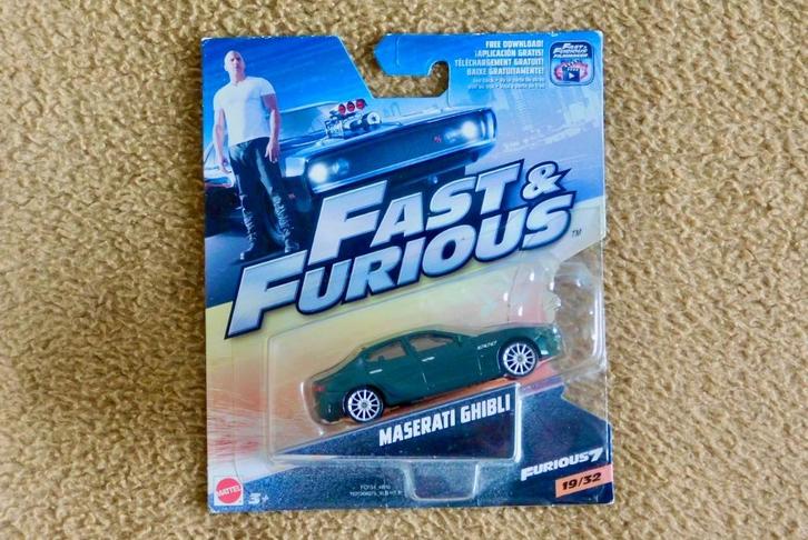 Fast & Furious Maserati Ghibli, Hobby en Vrije tijd, Modelauto's | Overige schalen, Nieuw, Auto, Ophalen of Verzenden