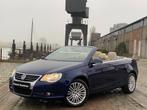 Volkswagen EOS 3.2 VR6 DSG 2007 Blauw, R32, AUTOMAAT, UNIEK!, Auto's, Volkswagen, Beige, 3189 cc, Cabriolet, Bluetooth