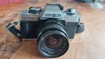 Minolta XG-M + Tokina 24mm 2.8, Ophalen of Verzenden, Zo goed als nieuw, Compact, Minolta