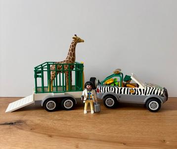 Playmobil Zoo/Dierentuin Auto + Dokter beschikbaar voor biedingen