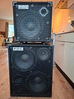 2 FMC basboxen, Ophalen, Gebruikt, Basgitaar, 100 watt of meer