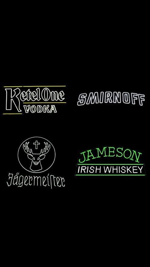 DIVERSE DRANKMERKEN LED NEON SIGN, Verzamelen, Merken en Reclamevoorwerpen, Nieuw, Lichtbak of (neon) lamp, Ophalen of Verzenden