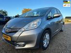 Honda Jazz 1.4 Hybrid Exclusive Vol Optie AUTOMAAT Pano Leer, Auto's, Euro 5, Gebruikt, Zwart, 4 cilinders