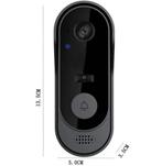 Smart Video Deurbel Draadloze deurbel met camera Full HD, Terugspreekfunctie, Draadloos, Nieuw, Info@zilverenedeletenen.nl