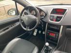 Peugeot 207 1.4 VTi Allure | Pano + Half leder + Cruise + Cl, Voorwielaandrijving, Euro 5, Gebruikt, Zwart
