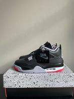 Nike Air Jordan 4 Retro Bred “Reimagined” 44, Zwart, Nieuw, Ophalen of Verzenden, Sneakers of Gympen