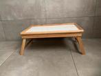 Bedtafel, dienblad tafel inklapbaar, Ophalen of Verzenden, Zo goed als nieuw, Hout