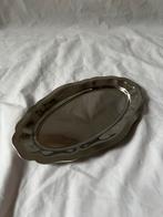 Vintage Franse RVS inox ovale serveerschaal 20x12 cm, Huis en Inrichting, Keuken | Servies, Ophalen, Overige materialen, Overige stijlen