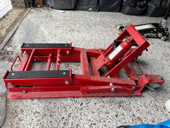 Motorhefbrug, Auto diversen, Krikken, Zo goed als nieuw, Garagekrik, Hydraulisch, Ophalen of Verzenden