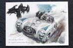Reclame Mercedes 300 SL - III Carrera Panamerica Mexico 1952, Verzenden, 1940 tot 1960, Ongelopen, Voertuig