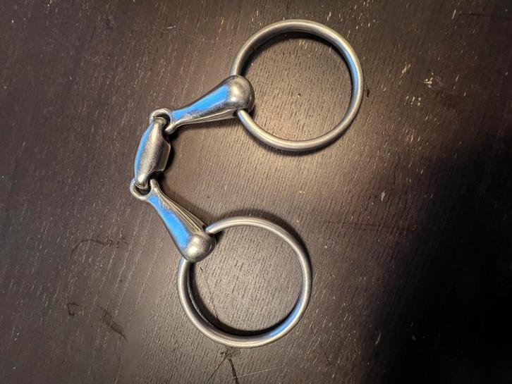 RVS Dubbelgebroken Watertrens 13 cm, Dieren en Toebehoren, Paarden en Pony's | Hoofdstellen en Tuigage, Gebruikt, Dressuur, Ophalen of Verzenden