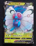 Pokémon Butterfree V 001/189 Darkness Ablaze, Ophalen of Verzenden, Zo goed als nieuw, Losse kaart, Foil