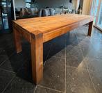 Teakhouten tafel 250 x 100 cm, Huis en Inrichting, Tafels | Eettafels, Ophalen, Gebruikt, 100 tot 150 cm, Teakhout