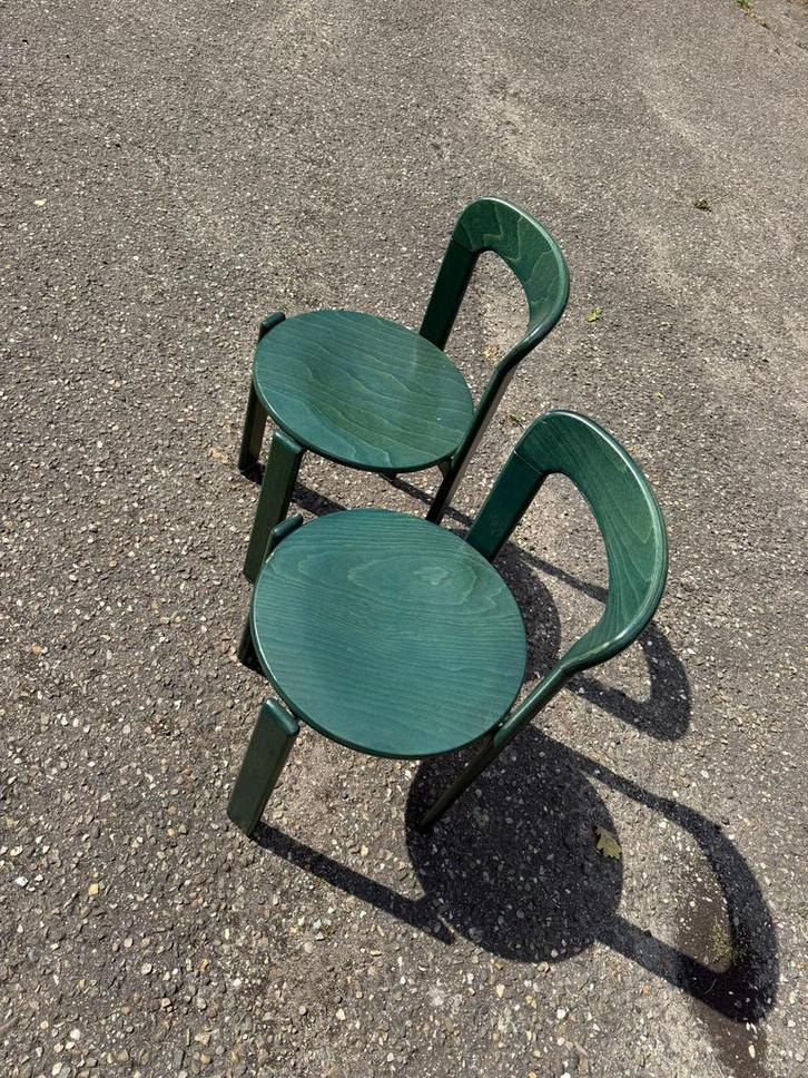 2 x Bruno Rey groen Kusch Co Hay, Antiek en Kunst, Antiek | Meubels | Stoelen en Banken, Ophalen