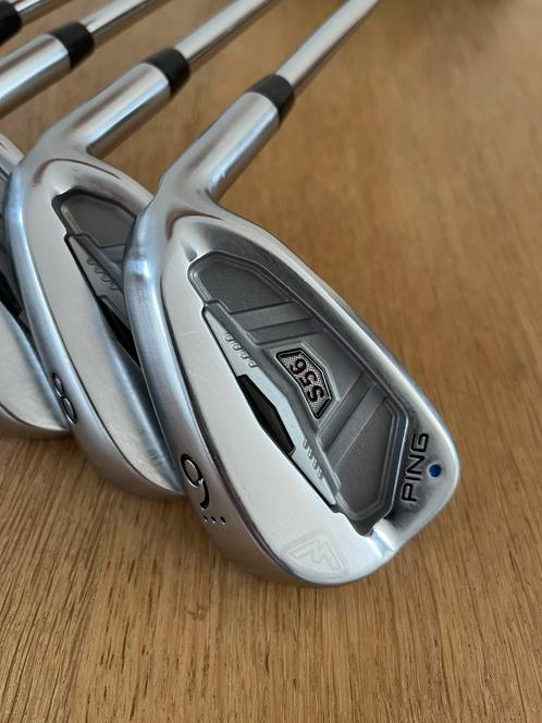 Ping S56 ijzer 9 t/m 3 CFS stalen stiff shaft, Sport en Fitness, Golf, Gebruikt, Set, Ping, Ophalen of Verzenden