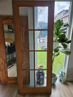 Houten binnendeur (opdek) met glas, Doe-het-zelf en Verbouw, Deuren en Horren, Ophalen, Gebruikt, Minder dan 80 cm, Binnendeur