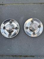 2 x Vintage ALFA ROMEO 105 metalen wieldoppen met embleem, Auto diversen, Ophalen of Verzenden, Gebruikt