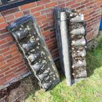 Eternit Ecolor nokplaat set nr 76 donker grijs 918, Doe-het-zelf en Verbouw, Dakpannen en Dakbedekking, Ophalen, Gebruikt, Steen of Klei