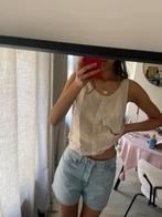 Vintage top linnen clemente posse, Beige, Ophalen of Verzenden, Zo goed als nieuw, Vintage