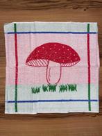 Retro vintage paddenstoel Stransky handdoek / keukenhanddoek, Ophalen of Verzenden, Nieuw, Overige kleuren, Theedoek of Handdoek