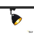 3 x SLV para cone 14 zwart/goud 1x gu10,3-fase nieuw in doos, Ophalen of Verzenden, Nieuw, Metaal of Aluminium, Plafondspot of Wandspot