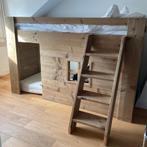 Kinderbed Stapelbed Hout, Ophalen, Gebruikt, 100 cm of meer, Hoogslaper of Stapelbed