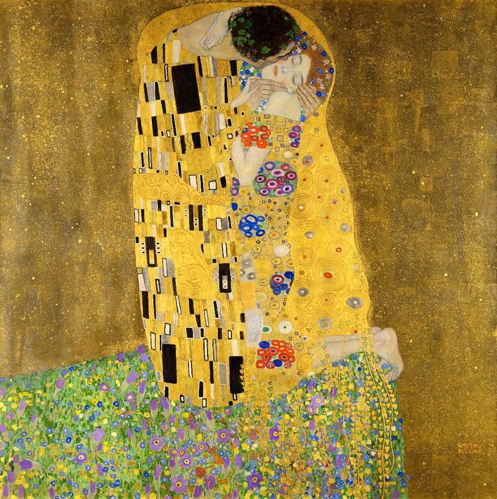 De mooiste Gustav Klimt reproducties op canvas., Antiek en Kunst, Kunst | Schilderijen | Klassiek, Verzenden