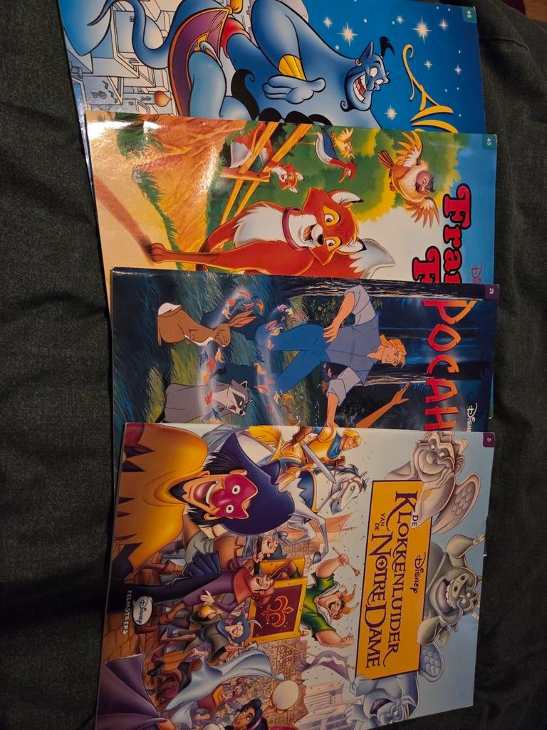 Disney Filmstrips - 4 stuks, Boeken, Ophalen of Verzenden, Zo goed als nieuw, Disney, Sprookjes
