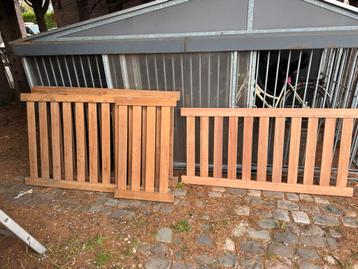 Hardhouten Hekwerk - Tuinhek beschikbaar voor biedingen