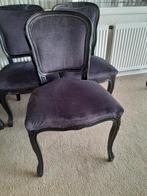 6 Eetkamerstoelen, Ophalen, Bruin, Nieuw, Stof