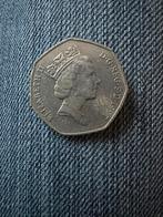 Munt 50 pence Elisabeth, Postzegels en Munten, Munten | Europa | Niet-Euromunten, Ophalen of Verzenden, Overige landen