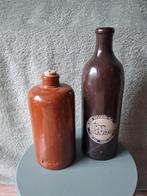 Twee oude stenen flessen, Ophalen of Verzenden